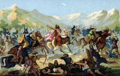 Clovis I at the Battle of Tolbiac