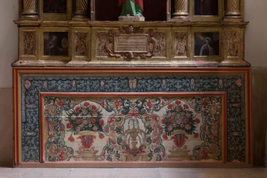Collegiate Church. Interior. North Aisle. Altar. Antependium. 18th Century