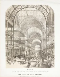 View from the South Transept, Crystal Palace, Sydenham