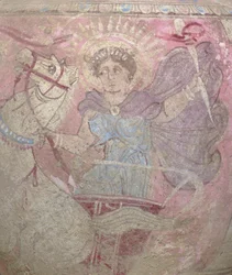 (Detail) from Canosan Polychrome Pottery Oinochoe, Apulia, c. Early 3rd Century BC