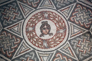 Detail of a medallion.