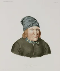 Diseases, Leprosy (Female Leper, Iceland, Early 19th Century)