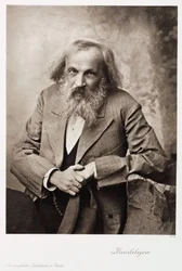 Dmitry Ivanovich Mendeleyev, Russian chemist, c 1905