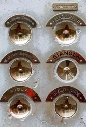 Doorbell Button Panel, Venice, Italy (photo)