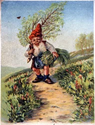 Dwarf returning from picking