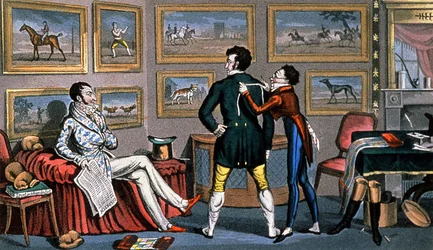 English Dandies at the Tailor