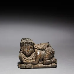 Figurine of a Crouching Woman, 900-800 BC