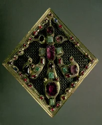 Fleur-de-lys clasp traditionally said to have belonged to King Louis IX of France (St. Louis)