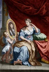 Francoise de Rochechouart de Mortemart marquess of Montespan (1641-1707), said Athenais, mistress of French king Louis XIV