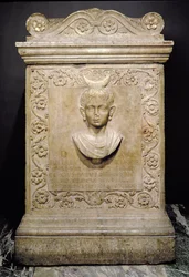 Funerary Stele of a Ten Year Old Girl Called Julia Victorina, Roman