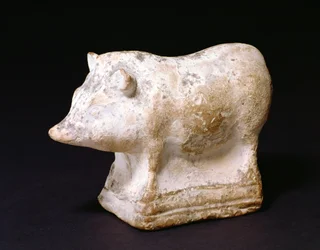Pig rattle from Eleusis, Greece, 410-380 BC