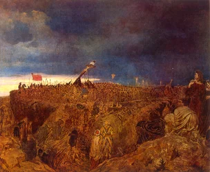 Golgotha (The Crucifixion of Christ). 1869. painted by Ilya Repine