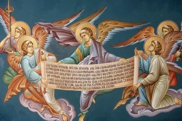 Greek Orthodox Icon (Detail)