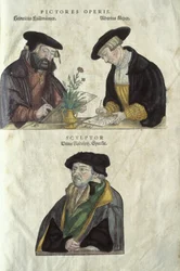 Herbalists Albrecht Mayer, Veil Rudolph Speckle and Heinrich Fullmaurer