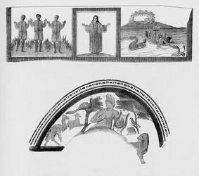 History of Ancient Rome. Rome engravings of 1872