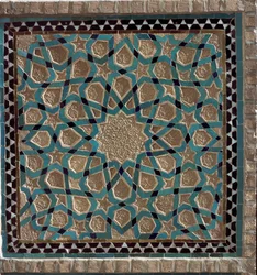 Islamic Art: View of an Interior Panel of Jameh