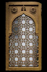 Jali with octagons and stars