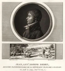 Jean Antoine Joseph Debry, Ministre Plenipotentiaire de la Republique Francaise, orator