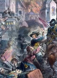 Johann Tserclaes Fighting at the City of Magdeburg