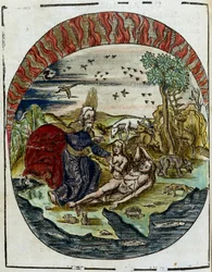 The Birth of Eve 16th Century: God Creating Eve from Adam