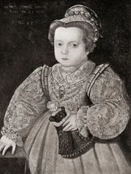 Lady Arbella Stuart as a Child, from The Girl Through the Ages, Published 1933