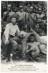 The Cynocephalus Monkey with a Lion