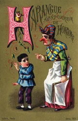 Letter H: Harangue before horion runner