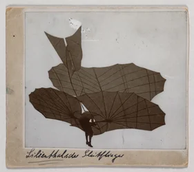 Lilienthal glider in flight