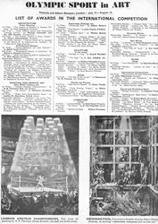 List of Winners of Awards for Architecture, Art, Sculpture, Literature, Drama and Music at the 1948 London Olympics
