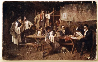 Literature. The Hungarian poet Petofi