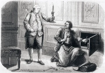 Louis XVI enlightens the locksmith Francois Germain