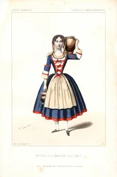 Madame Charlotte Doche, Eugenie Fleury or Marie Charlotte Eugenie Plunkett in the role of Madeleine in Eugene Scribe