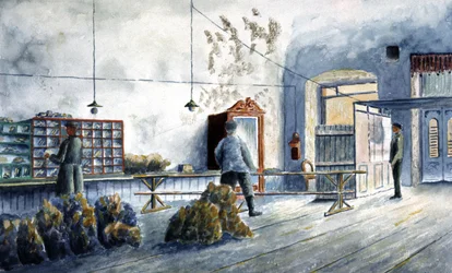 Mail sorting at the post office