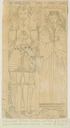 Marchington Church - Monument of Walter Vernon