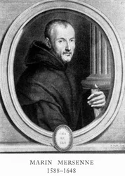 Marin Mersenne, French mathematician and scientist, early 17th century