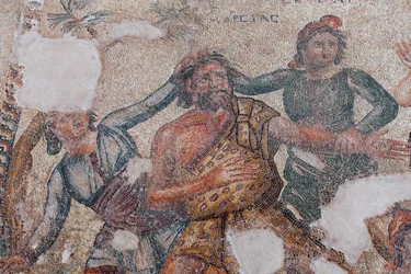Marsyas and the two Scythians executing Apollo