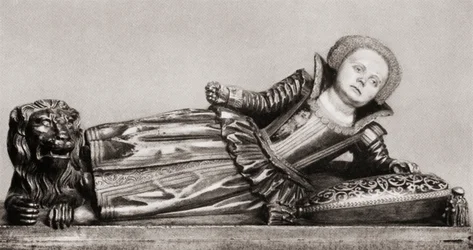 Mary of England, Scotland and Ireland, from Her Tomb at Westminster Abbey, from The Girl Through the Ages, Published 1933