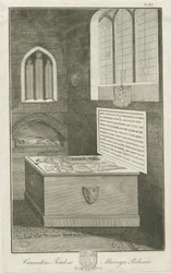 Mavesyn Ridware - Tomb of Thomas Carwarden: engraving