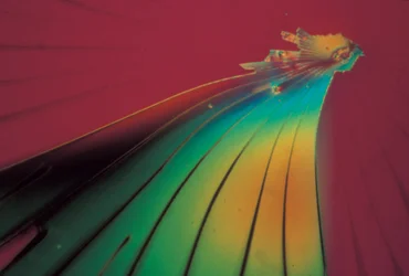 Sodium silicate, light micrograph