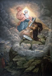 Moses Receiving the Tables of the Law