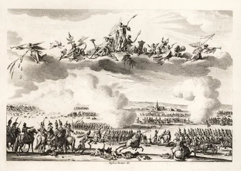 Napoleon Bonaparte, First Consul of the French Republic, commanding the French Army at the Battle of Marengo