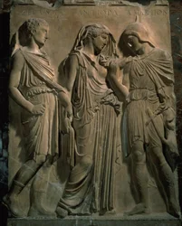 Orpheus, Eurydice and Hermes