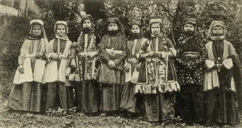 Ossetian Women in Traditional Costume
