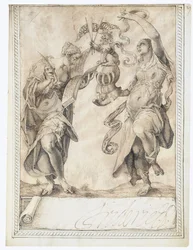 Page from the Album Amicorum of Philipp Hainhofer