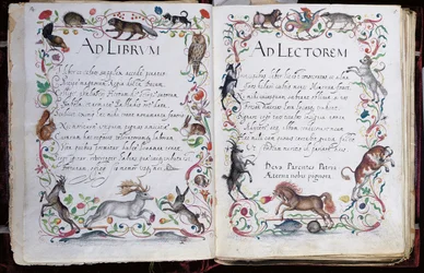 Pages from the Album Amicorum of Philipp Hainhofer, 1596-1633
