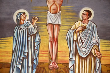 The Crucifixion of Jesus Christ: The Virgin Mary and Saint John, Aneho, Togo