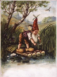 Paranormal Dwarf Postcard, Hungary