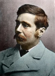 Portrait of H.G. Wells, circa 1890-1895