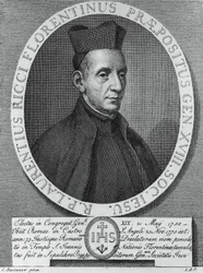 Portrait of Lorenzo Ricci, Italian Jesuit and 18th Superior General of Society of Jesus