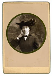Portrait of the French poet Catherine Pozzi